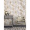 Picture of Clemente Gold Foil Feather Wallpaper