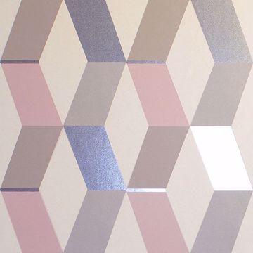 Picture of Rochelle Multicolor Geometric Wallpaper