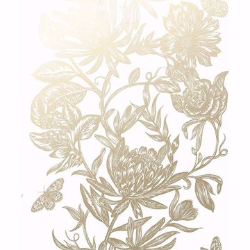 Picture of Marquis Gold Floral Wallpaper