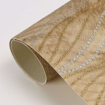 Show details for Abruzzo Beige Wolf Wave Wallpaper