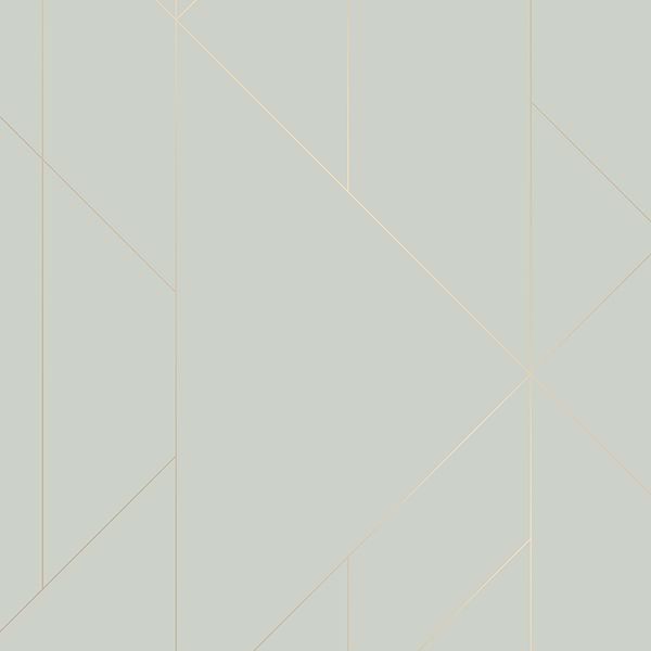 Picture of Torpa Mint Geometric Wallpaper