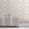 Picture of Alby Neutral Geometric Wallpaper
