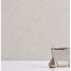 Picture of Asa Grey Linen Texture Wallpaper