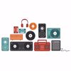 Picture of Retro Beats Wall Art Kit