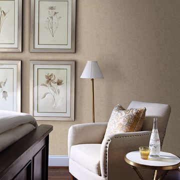 Show details for Kensho Beige Parquet Wood Wallpaper