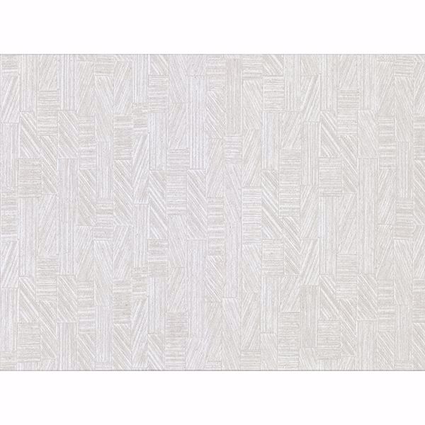 Picture of Kensho Off-White Parquet Wood Wallpaper