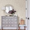 Picture of Featherton Mustard Floral Damask Wallpaper