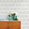Picture of Luminary Aqua Ogee Wallpaper