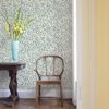 Picture of Giverny Blue Miniature Floral Wallpaper