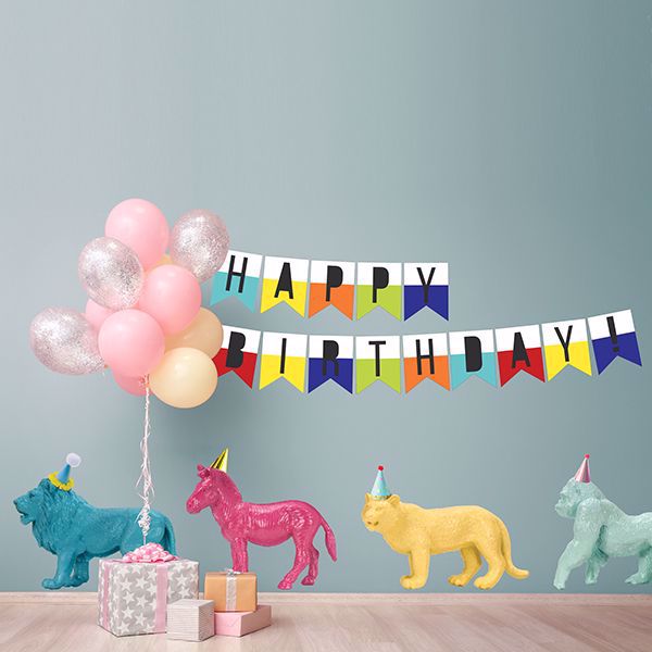 Picture of Happy Birthday Wall Art Kit