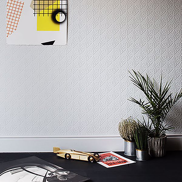 RD576 Paintable Luxury Vinyl Deco Paradiso Anaglypta XI Wallpaper