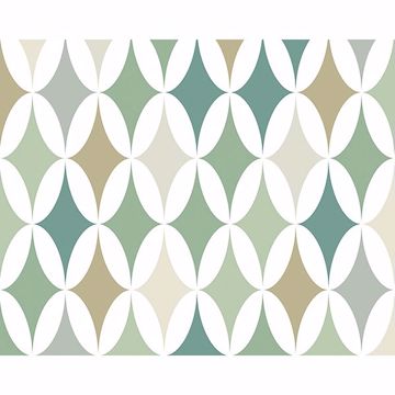 Show details for Green Formation Wall Mural