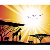 Picture of Sunset Safari Wall Mural