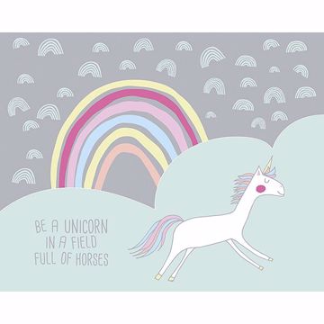 Show details for Unicorn Wall Mural