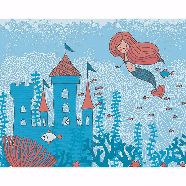 Picture of Mermaid Castle Wall Mural