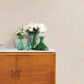 Show details for Rattan Beige Woven Wallpaper