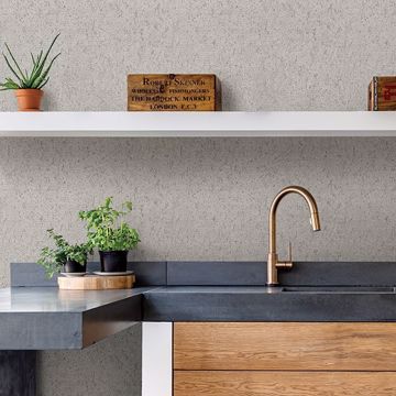 Show details for Guri Grey Faux Concrete Wallpaper