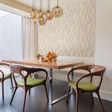 Show details for Monolith Light Yellow Abstract Wood Wallpaper