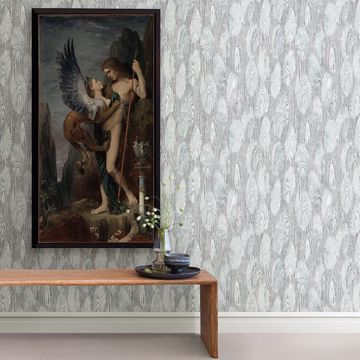 Show details for Monolith Slate Abstract Wood Wallpaper