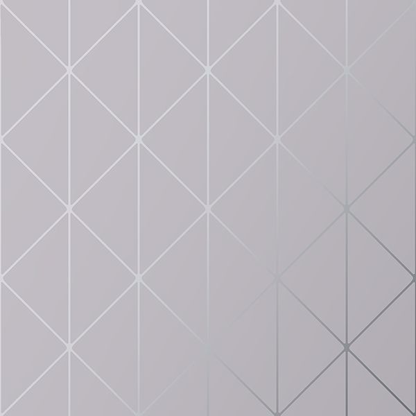8807 - Diamonds Grey Geometric Wallpaper - by Engblad & Co