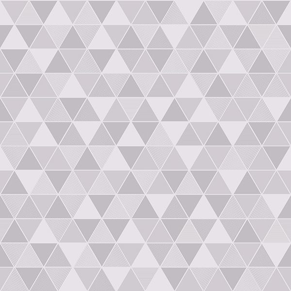 Picture of Triangular Light Grey Geometric Wallpaper