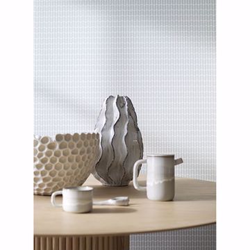 Show details for Petal Slate Geometric Wallpaper