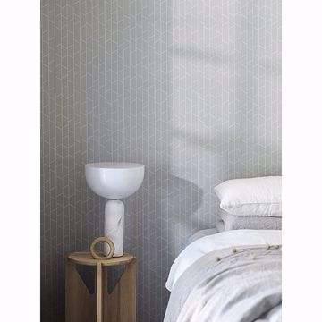 Show details for Angle Grey Geometric Wallpaper