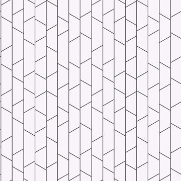 Picture of Angle White Geometric Wallpaper