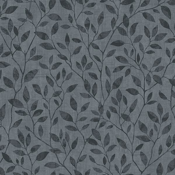 Picture of Willow Dark Grey Silhouette Trail Wallpaper