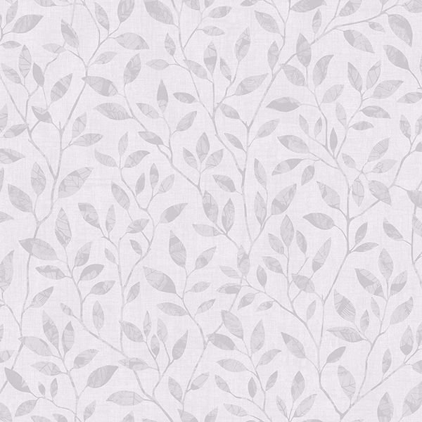 Picture of Willow Light Grey Silhouette Trail Wallpaper