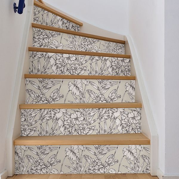 NUS3145 Grey Cayman Peel and Stick Wallpaper by NuWallpaper