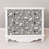 Picture of Charcoal Merriment Peel and Stick Wallpaper