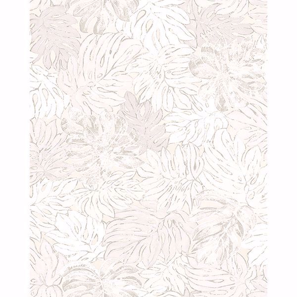 Picture of Cedar White Botanical Wallpaper