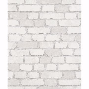 Picture of Granulat White Stone Wallpaper