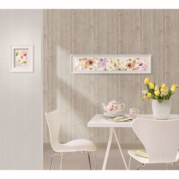 Show details for Talbot Beige Wood Wallpaper