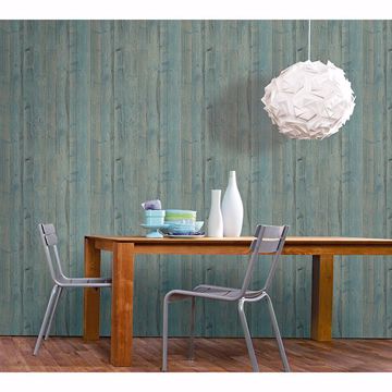 Show details for Talbot Green Wood Wallpaper