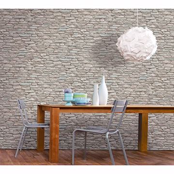 Show details for Kamen Brown Stone Wallpaper
