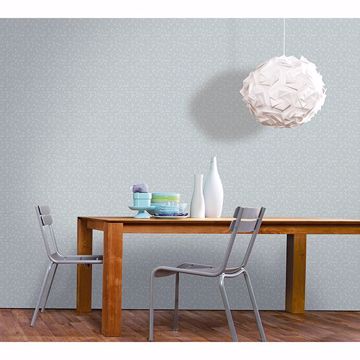 Show details for Natasha Grey Hexagon Wallpaper