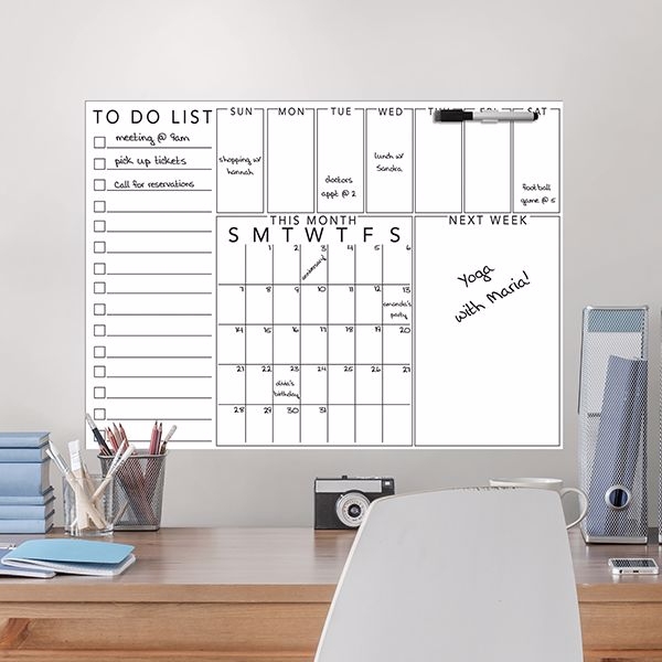 Picture of Get Organized Message Board  Dry Erase Message Board