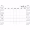 Picture of White Academic 2019-2020 Dry Erase Calendar