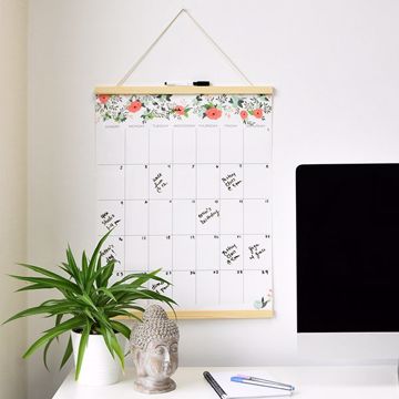 Show details for Garden Rose Dry Erase Wall Tapestry