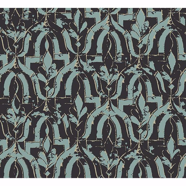 Picture of Belli Turquoise Geometric Wallpaper