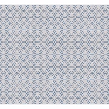Show details for Esagono Grey Geometric Wallpaper