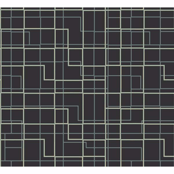 Picture of Manila Brown Geometric Wallpaper