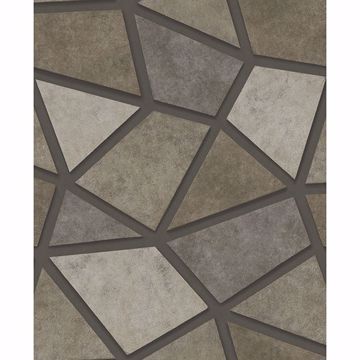 Picture of Coty Brown Mosaic Wallpaper