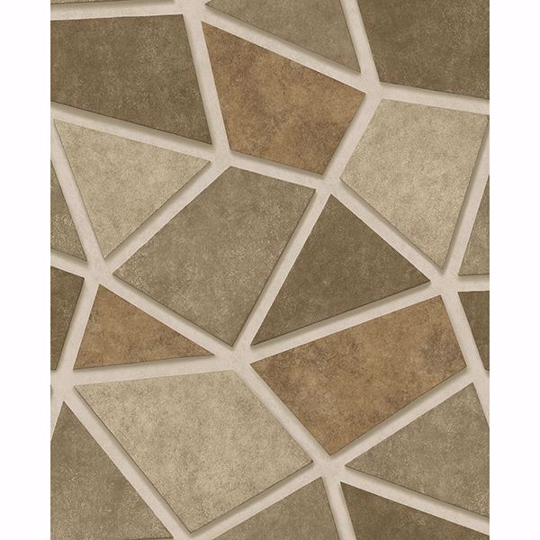 Picture of Coty Gold Mosaic Wallpaper