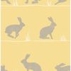 Picture of Nell Mustard Rabbit Wallpaper