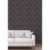 Picture of Brody Charcoal Geometric Wallpaper
