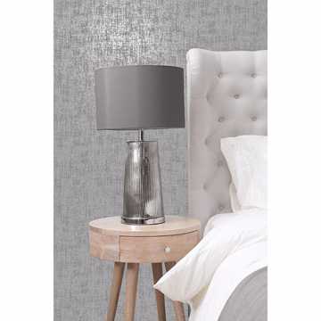 Show details for Asher Silver Distressed Wallpaper