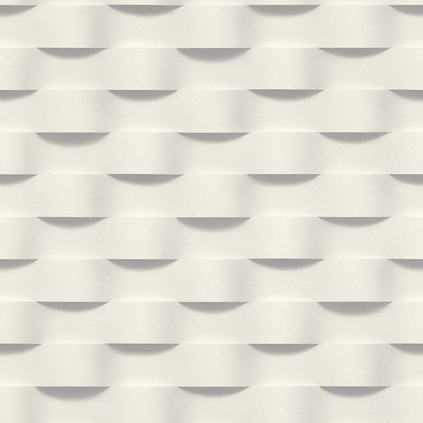 Picture of Clarice Grey Geometric Ripple Wallpaper